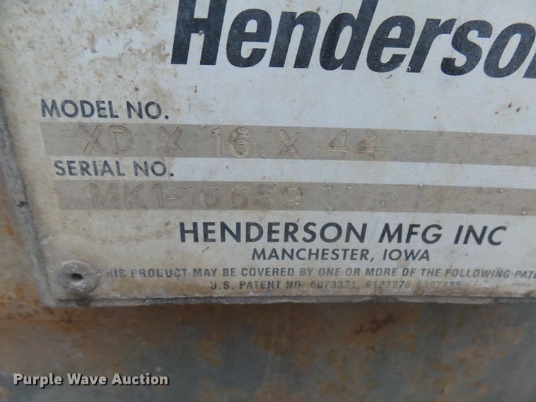 image for item FR9503 Henderson XDX16X44 dump bed