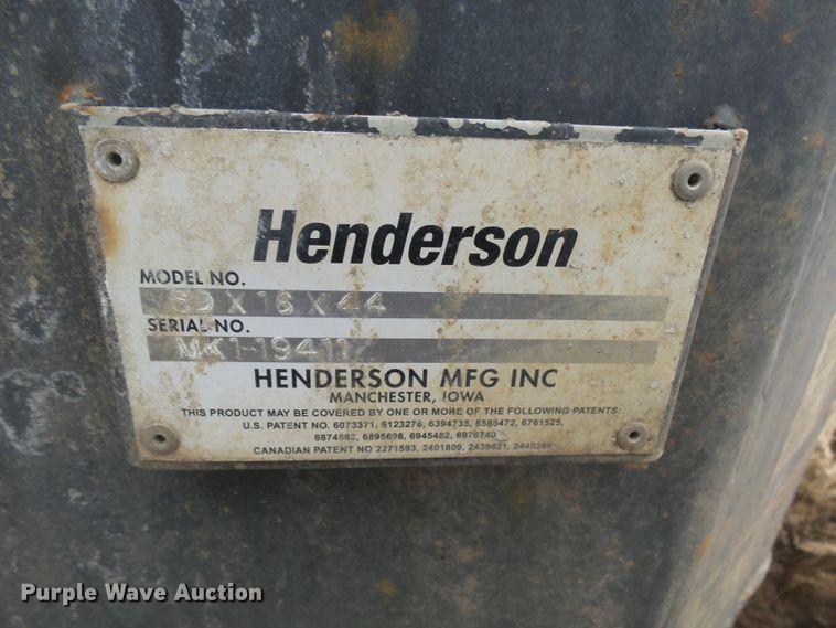 image for item FR9504 Henderson SDX16X44 dump bed