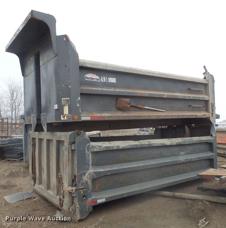 image for item FR9507 (2) Henderson dump beds