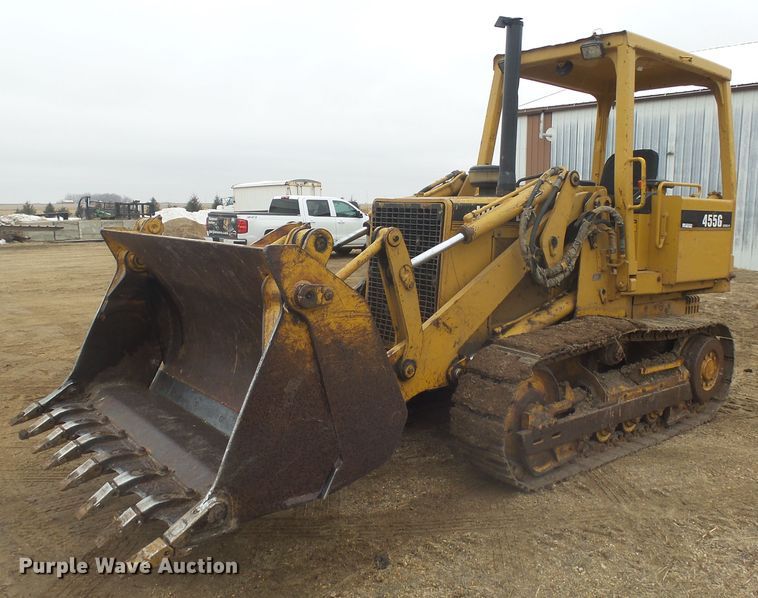 1997 John Deere 455G track loader in Sibley, IA Item FR9513 sold
