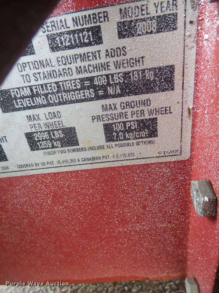 image for item FR9518 2008 Mec 3772ES HD RT scissor lift