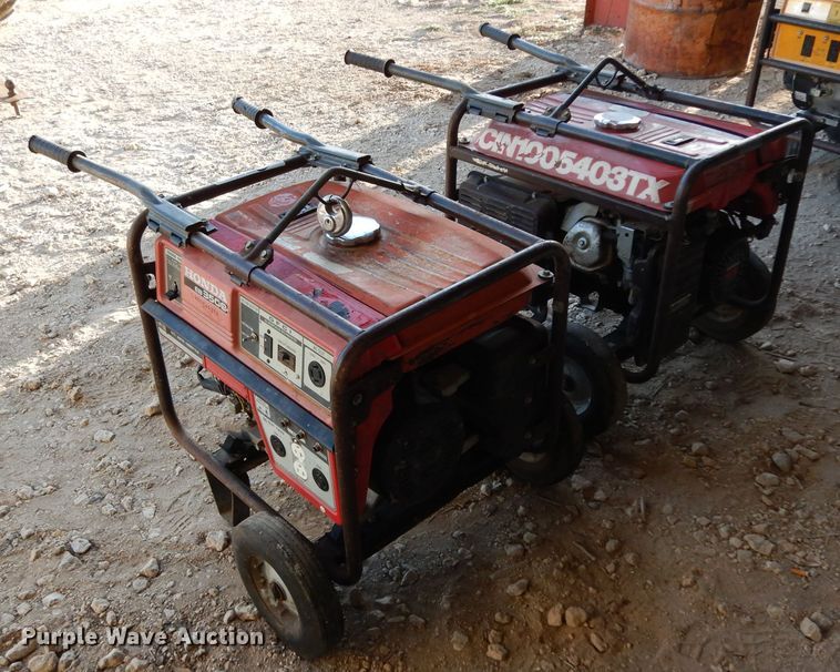 image for item FU9811 (2) Honda 3500 generators