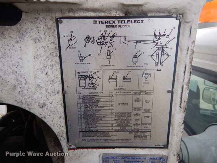 image for item GB9822 2006 Freightliner Business Class M2 digger derrick truck