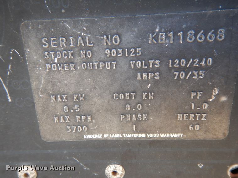 image for item GE9251 Miller Bobcat 225G welder