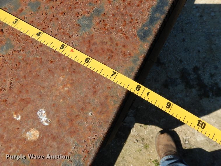 image for item GE9254 1996 shop built tilt deck utility trailer