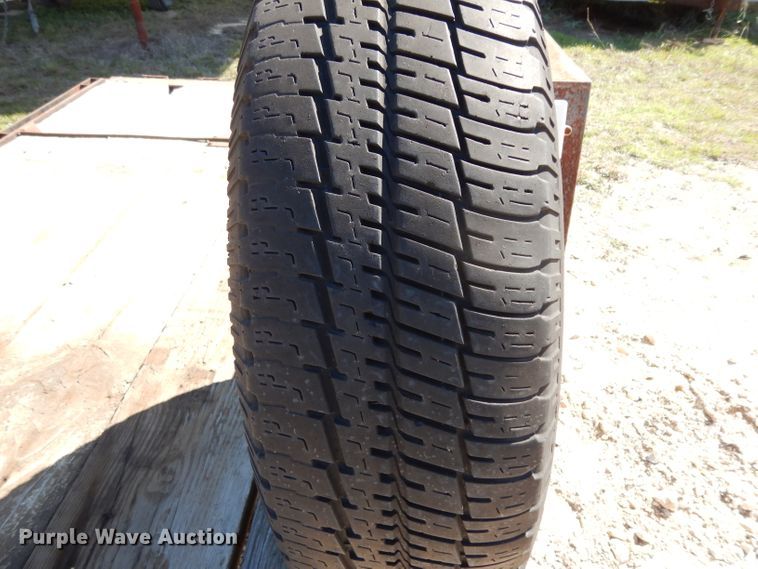 image for item GE9254 1996 shop built tilt deck utility trailer