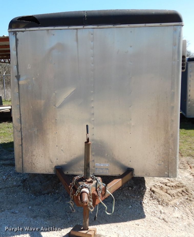 image for item GE9255 1994 Wells TW101 enclosed cargo trailer