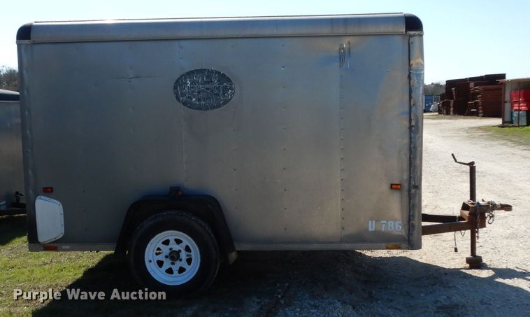 image for item GE9255 1994 Wells TW101 enclosed cargo trailer