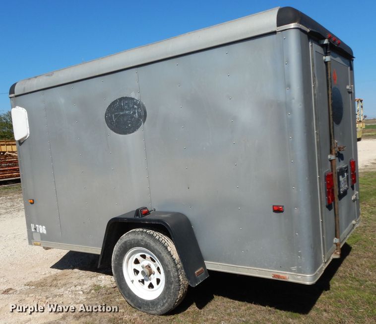 image for item GE9255 1994 Wells TW101 enclosed cargo trailer