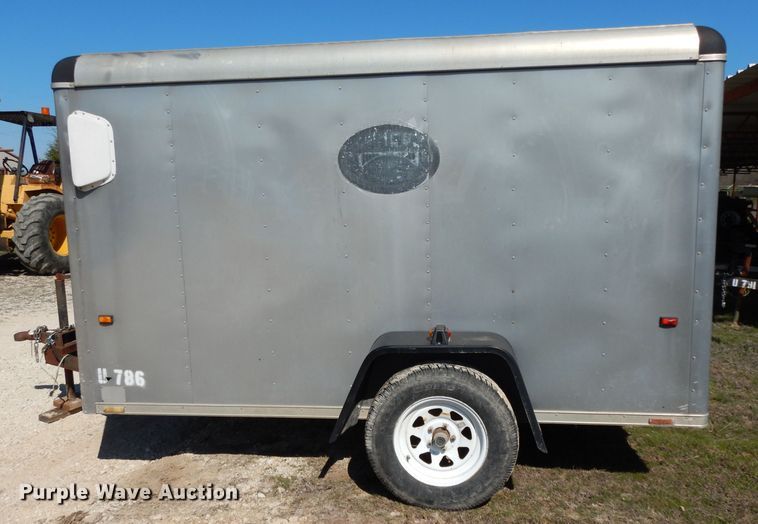 image for item GE9255 1994 Wells TW101 enclosed cargo trailer