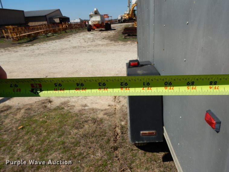 image for item GE9255 1994 Wells TW101 enclosed cargo trailer