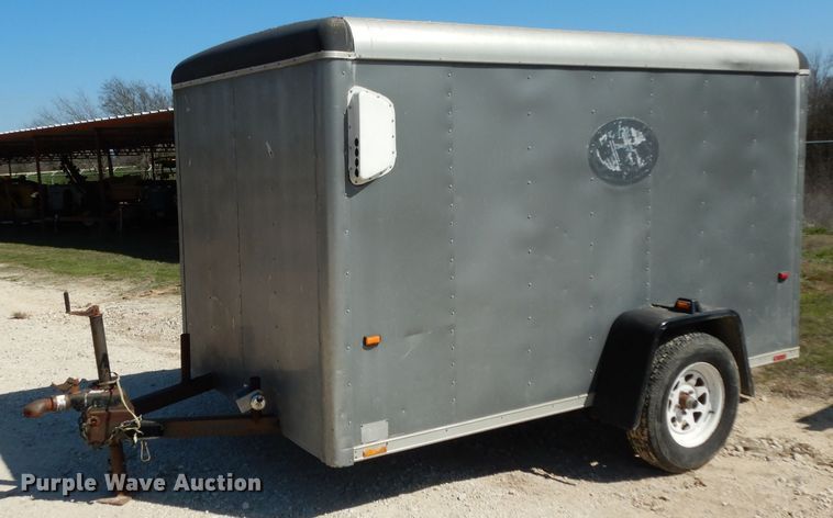 image for item GE9256 1994 Wells TW101 enclosed cargo trailer