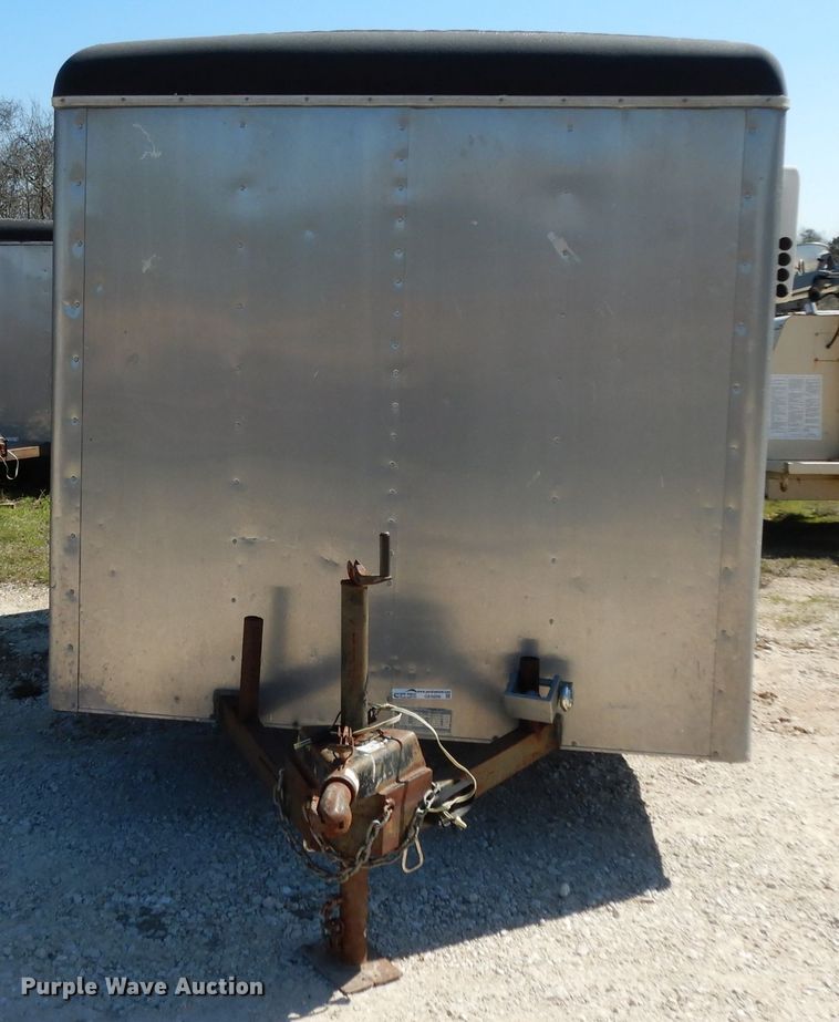 image for item GE9256 1994 Wells TW101 enclosed cargo trailer