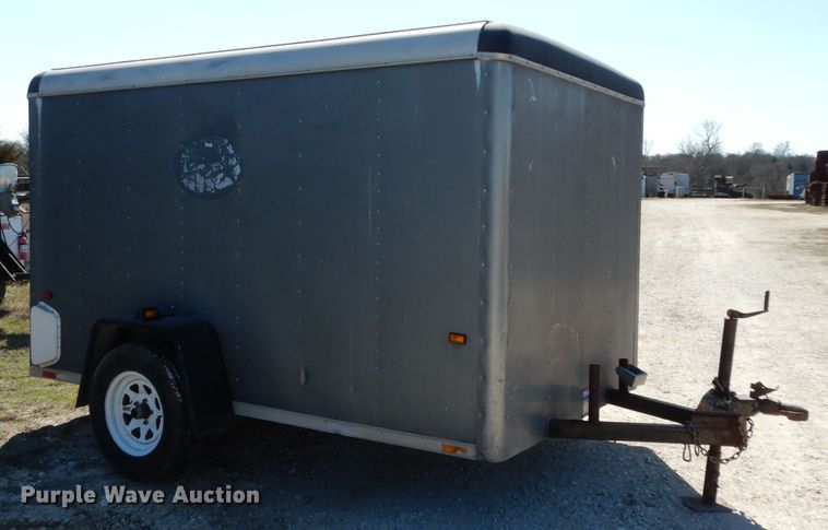 image for item GE9256 1994 Wells TW101 enclosed cargo trailer