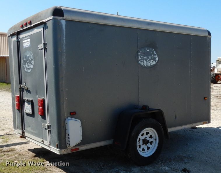 image for item GE9256 1994 Wells TW101 enclosed cargo trailer