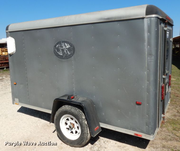 image for item GE9256 1994 Wells TW101 enclosed cargo trailer