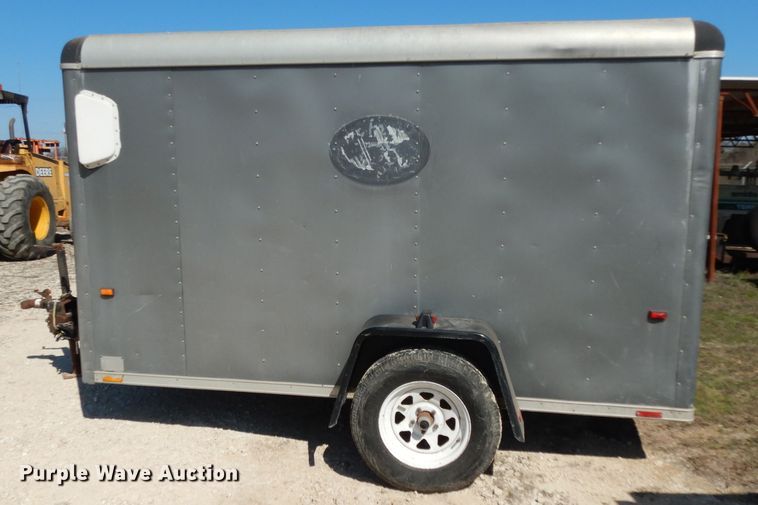 image for item GE9256 1994 Wells TW101 enclosed cargo trailer