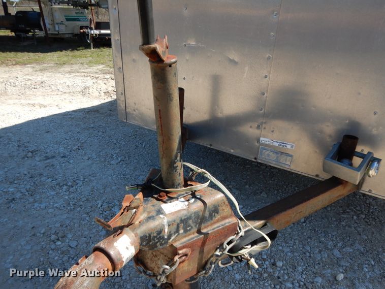 image for item GE9256 1994 Wells TW101 enclosed cargo trailer