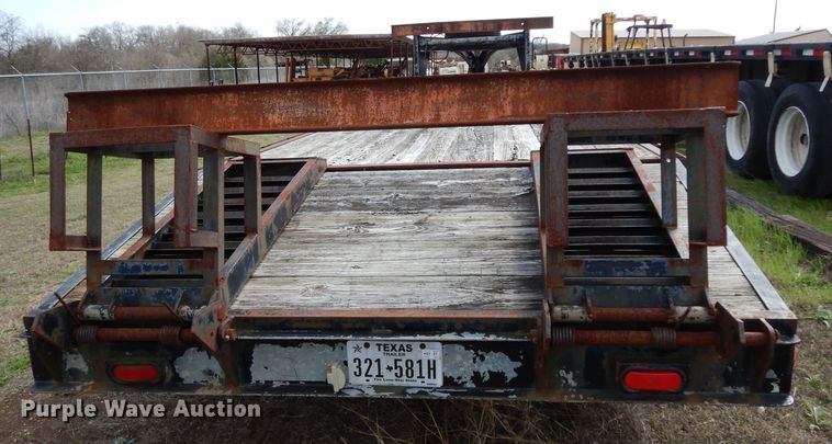 image for item GE9260 1998 shop built equipment trailer