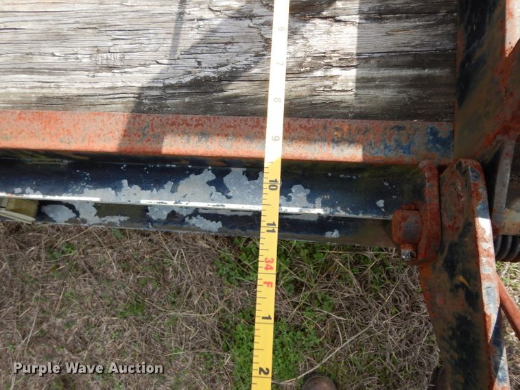 image for item GE9260 1998 shop built equipment trailer