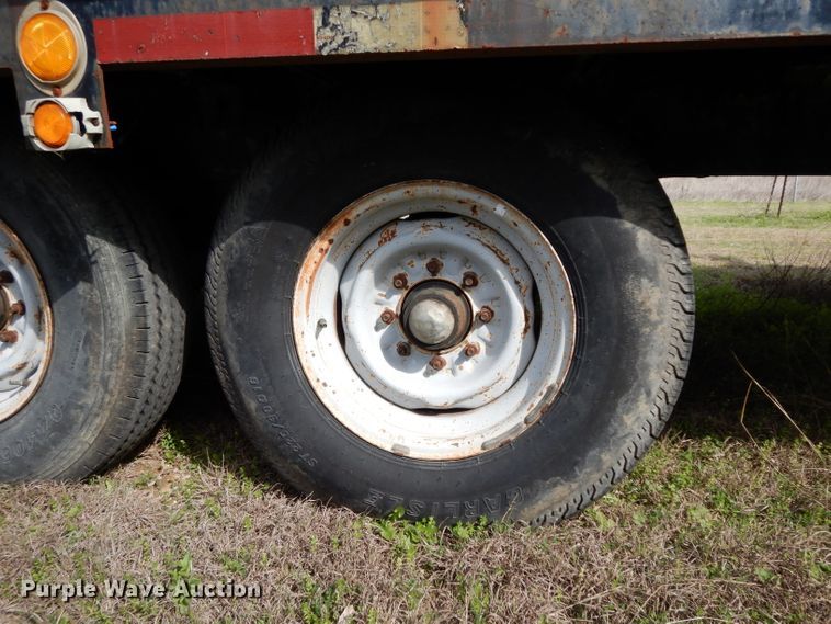 image for item GE9260 1998 shop built equipment trailer