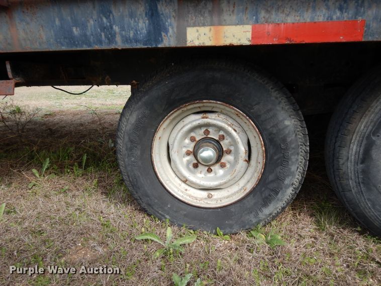 image for item GE9260 1998 shop built equipment trailer