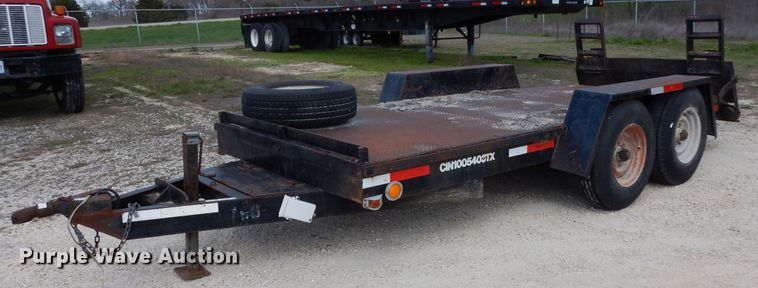image for item GE9264 Shop built utility trailer