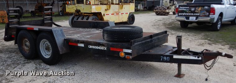 image for item GE9264 Shop built utility trailer
