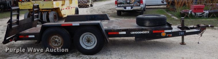 image for item GE9264 Shop built utility trailer