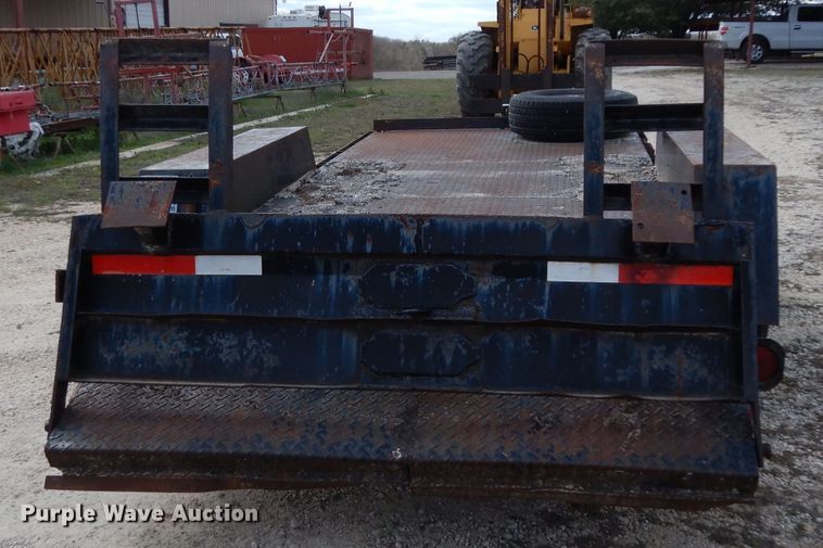 image for item GE9264 Shop built utility trailer