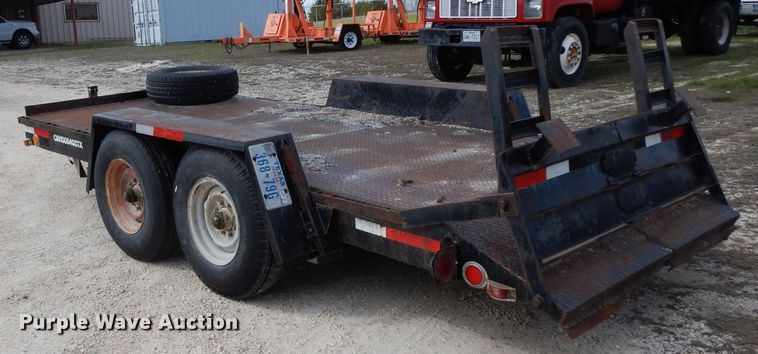 image for item GE9264 Shop built utility trailer