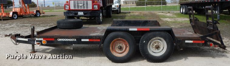 image for item GE9264 Shop built utility trailer
