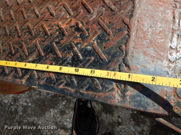 image for item GE9264 Shop built utility trailer