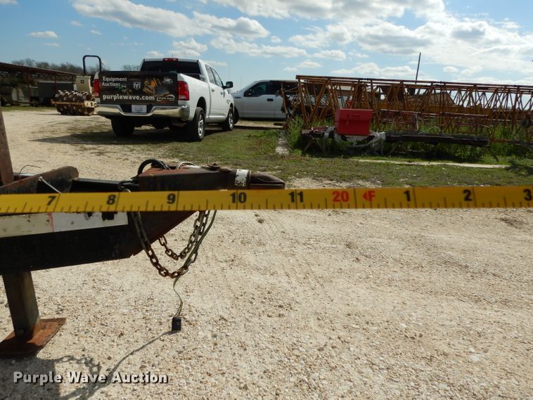 image for item GE9264 Shop built utility trailer