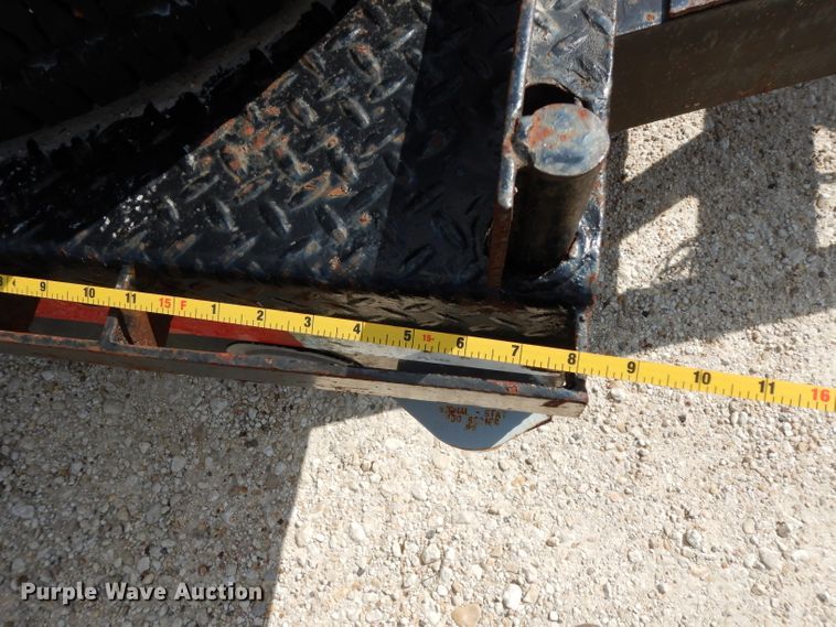 image for item GE9264 Shop built utility trailer