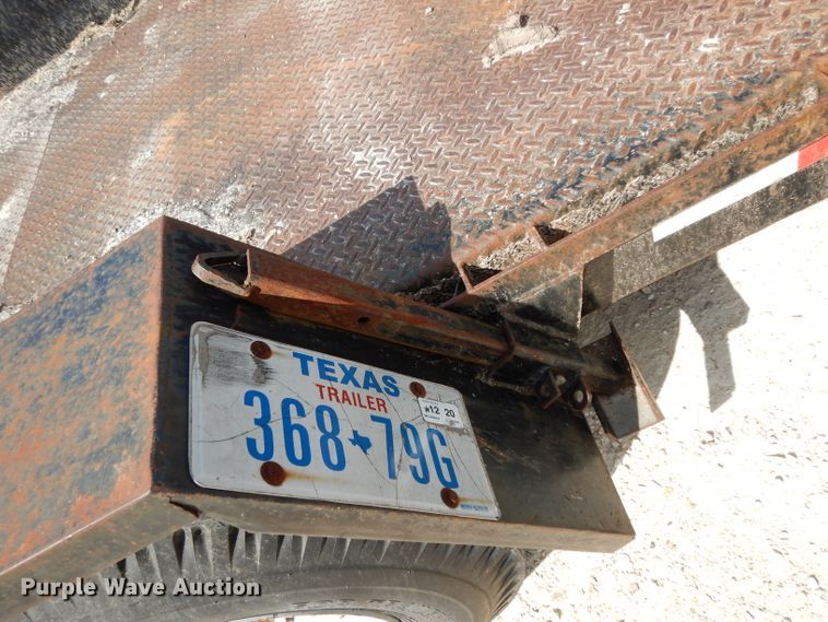 image for item GE9264 Shop built utility trailer