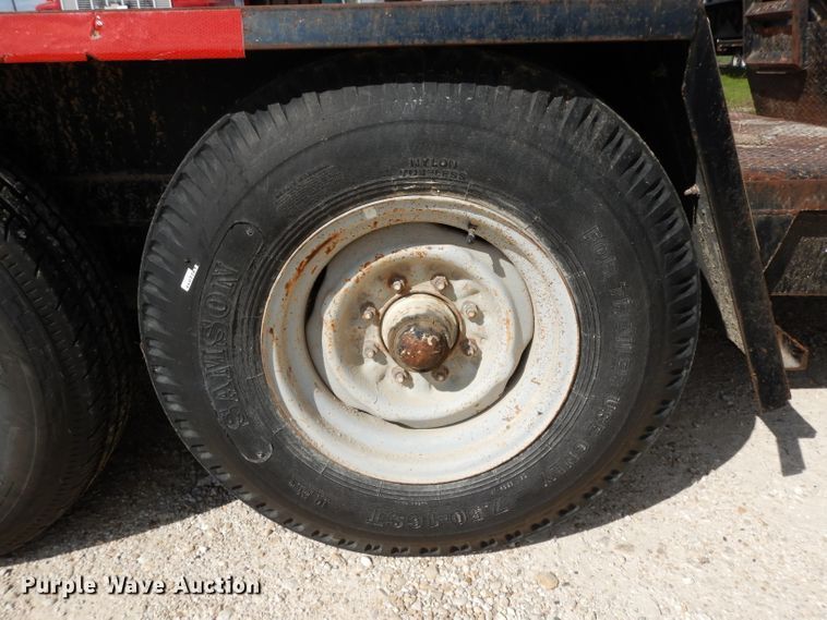 image for item GE9264 Shop built utility trailer