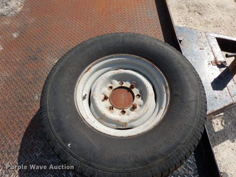 image for item GE9264 Shop built utility trailer