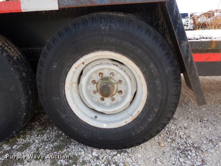 image for item GE9264 Shop built utility trailer