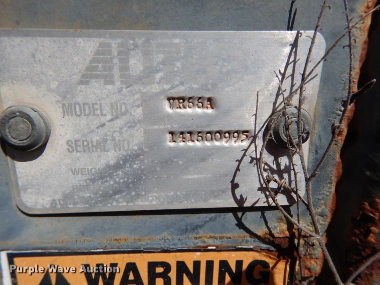 image for item GE9269 Alitec VR66A skid steer compactor