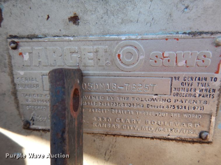 image for item GE9274 Target concrete saw