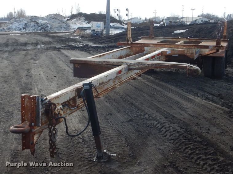 image for item GW9619 2012 shop built pole trailer