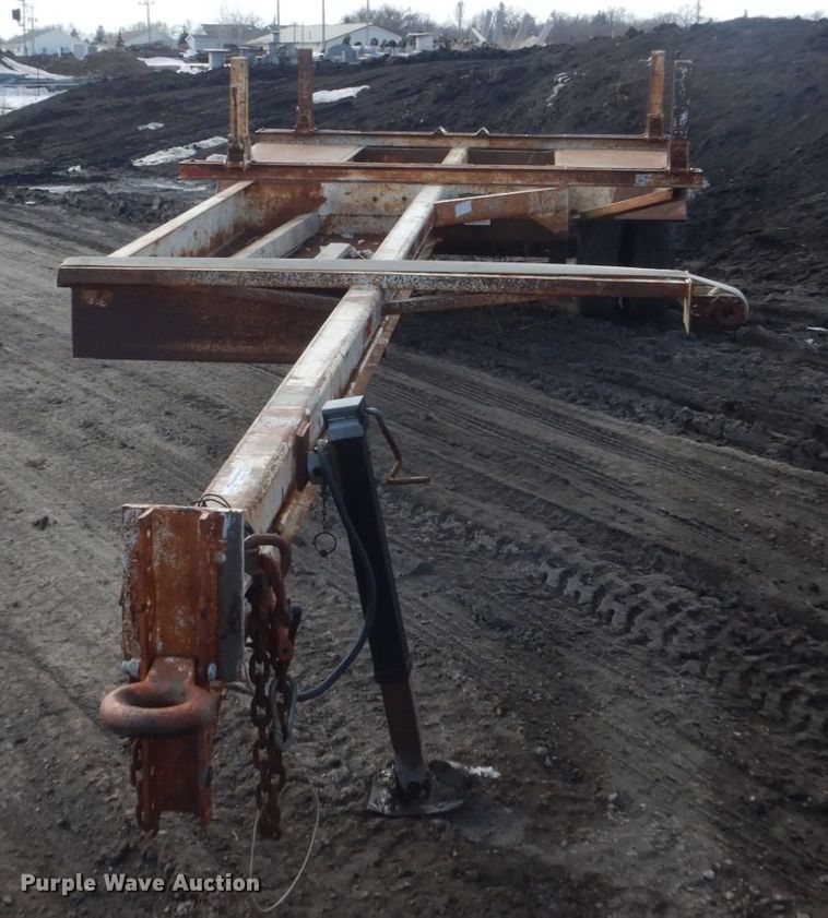 image for item GW9619 2012 shop built pole trailer