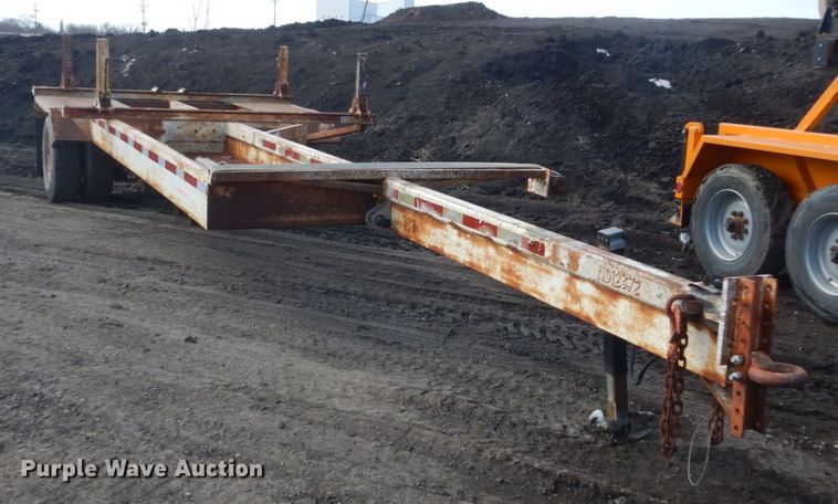 image for item GW9619 2012 shop built pole trailer