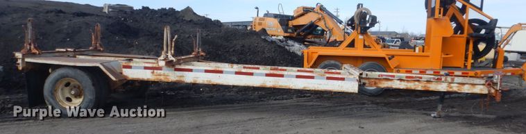 image for item GW9619 2012 shop built pole trailer