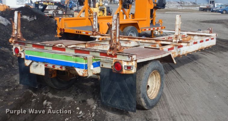 image for item GW9619 2012 shop built pole trailer