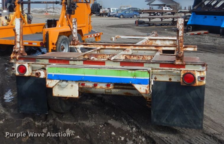 image for item GW9619 2012 shop built pole trailer