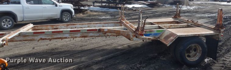 image for item GW9619 2012 shop built pole trailer