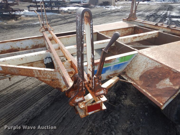 image for item GW9619 2012 shop built pole trailer