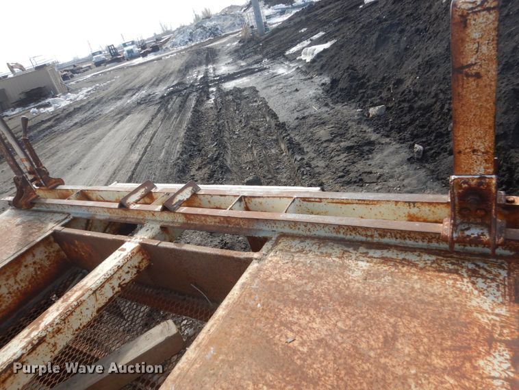 image for item GW9619 2012 shop built pole trailer